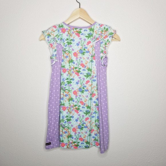 MATILDA JANE Size 8 Spring Flowers Dress Lets Go Together Girls Purple #2901 - Picture 7 of 7